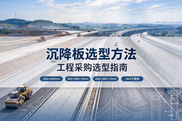 瑞丽沉降板选择方法