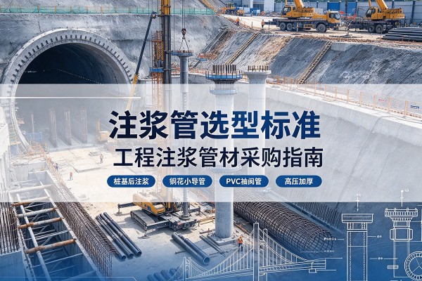 瑞丽注浆管选型标准