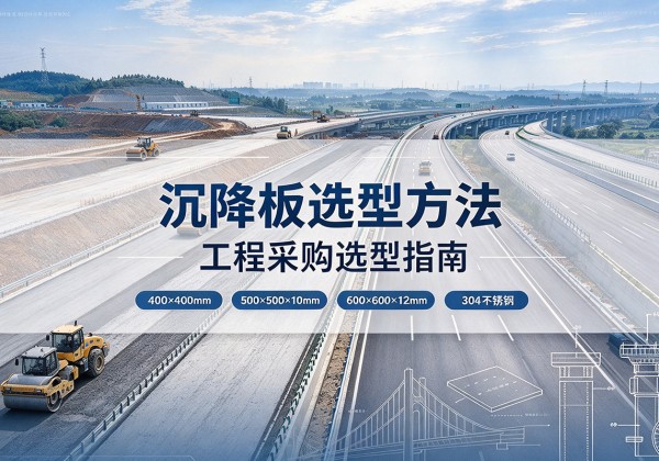瑞丽沉降板选择方法